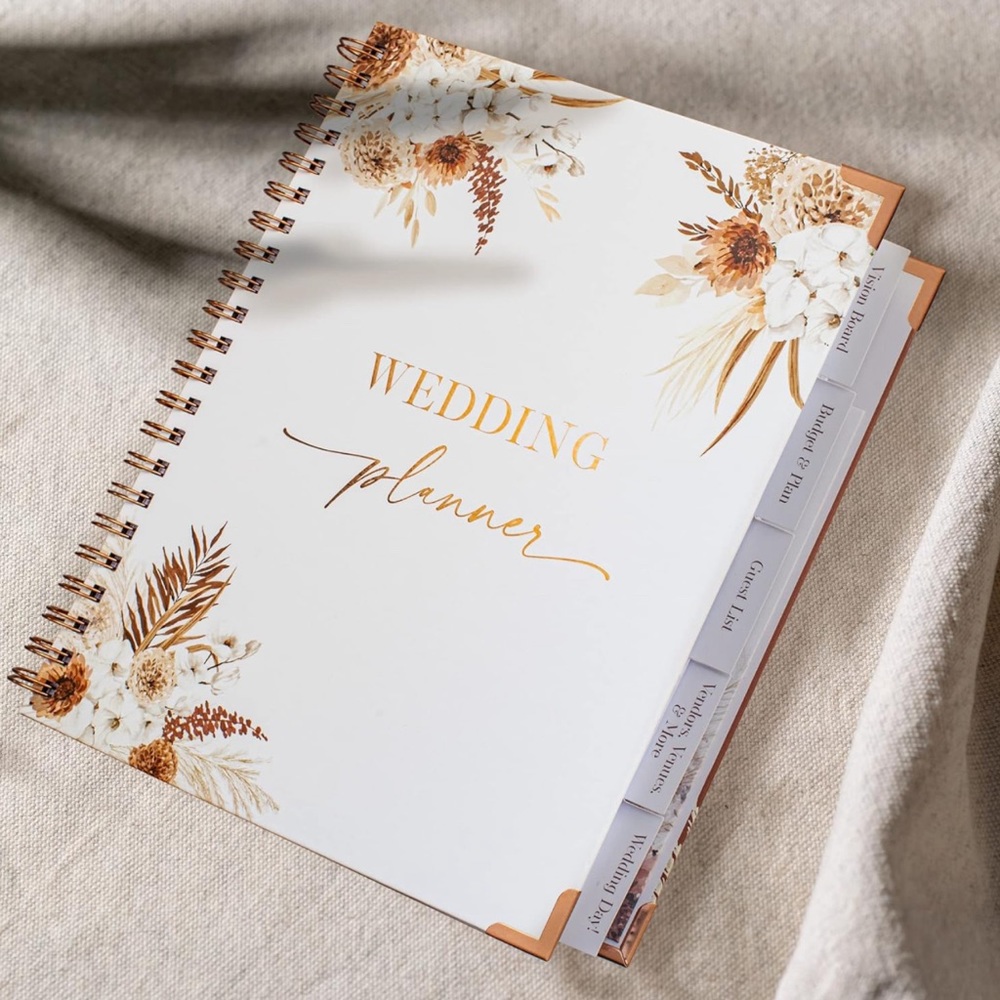 Boho Wedding Planning Book & Organizer